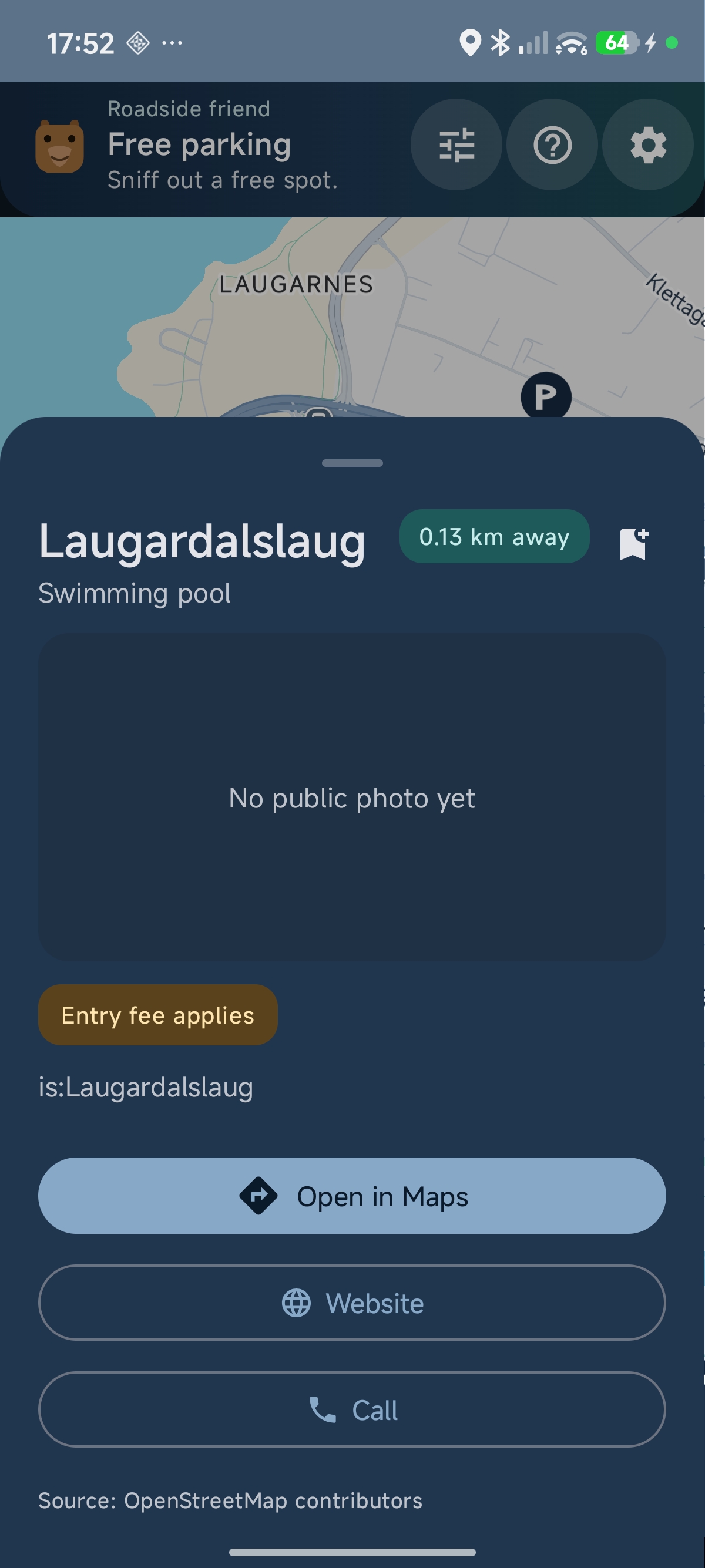 laugardalslaug pool detail